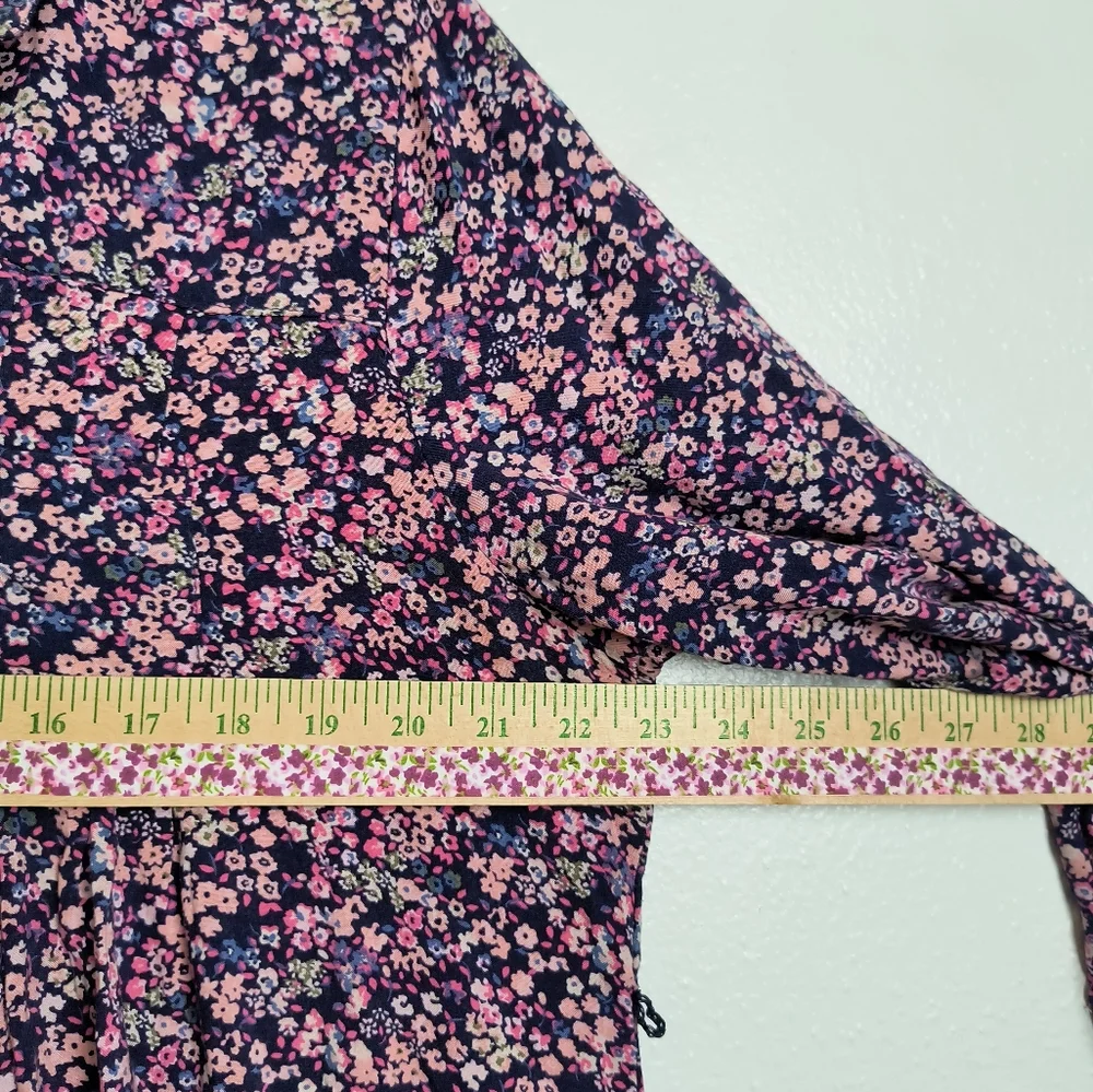 Motherhood Maternity XL Tunic Top Purple Floral